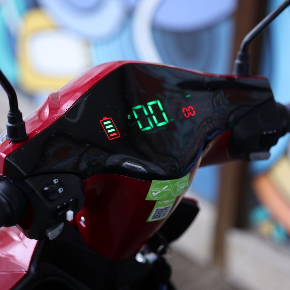 Volta VSX Kırmızı Elektrikli Motosiklet - Görsel 3